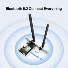 Wi-Fi tinklo plokštė - Mercusys MA80XE PCI-Express Wi-Fi 5 1200 Mbps Wi-Fi tinklo plokštė - Mercusys MA80XE PCI-Express Wi-Fi 5 1200 Mbps
