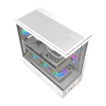 Kompiuterio korpusas - darkFlash DS950V Midi Tower ATX, 6 ventiliatoriai, 6 colių ekranas, balta Kompiuterio korpusas - darkFlash DS950V Midi Tower ATX, 6 ventiliatoriai, 6 colių ekranas, balta
