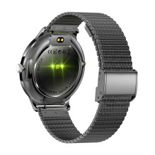Išmanusis laikrodis - Colmi V89, 1.43" AMOLED, širdies ritmo ir kraujo deguonies stebėjimas, Juoda