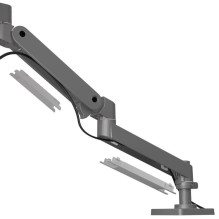 Monitoriaus laikiklis - Ergotron LX Pro, Reguliuojamas pasvirimas / sukimas, Kabelių valdymas, Pilka Monitoriaus laikiklis - Ergotron LX Pro, Reguliuojamas pasvirimas / sukimas, Kabelių valdymas, Pilka
