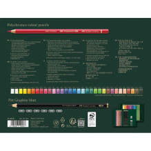 Meno reikmenys - Faber Castell Polychromos Spalvoti Pieštukai 38 Vnt 3,8 mm Spalva Meno reikmenys - Faber Castell Polychromos Spalvoti Pieštukai 38 Vnt 3,8 mm Spalva