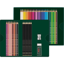 Meno reikmenys - Faber Castell Polychromos Spalvoti Pieštukai 38 Vnt 3,8 mm Spalva Meno reikmenys - Faber Castell Polychromos Spalvoti Pieštukai 38 Vnt 3,8 mm Spalva
