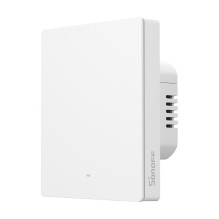 Išmanusis jungiklis - Sonoff ZBM5-1C-80W Zigbee lietimui jautrus sieninis jungiklis, 1-kanalinis, baltas, be neutralios 