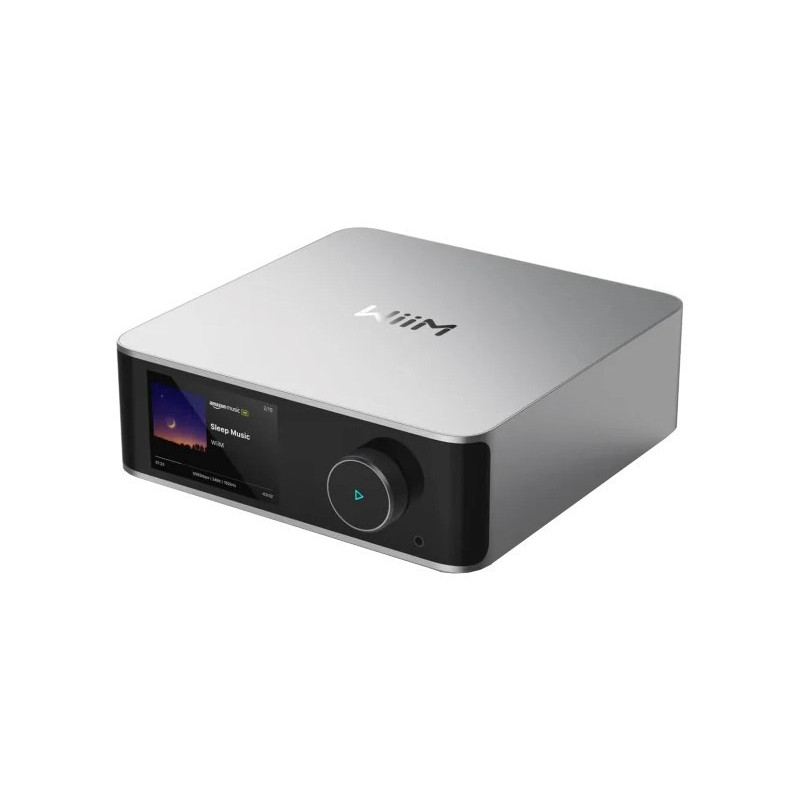 Garso Transliuoklis - WiiM Ultra Silver Hi-Res 4-Core, 121 dB SNR, Wi-Fi, Bluetooth 5.3