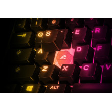 Klaviatūra - STEELSERIES Apex 3 TKL, Švelnūs jungikliai, RGB apšvietimas, Juoda