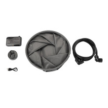 Kelioninis dušo rinkinys - EcoFlow Travel Shower Kit (susilankstantis kibiras, dušo siurblys, žarna, dušo galvutė) Kelioninis dušo rinkinys - EcoFlow Travel Shower Kit (susilankstantis kibiras, dušo siurblys, žarna, dušo galvutė)