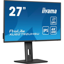 Monitorius - iiyama ProLite XUB2792UHSU 27" 4K IPS Reguliuojamas Juodas Monitorius - iiyama ProLite XUB2792UHSU 27" 4K IPS Reguliuojamas Juodas