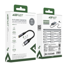 Acefast USB-C to 3.5mm Acefast J12 Audio Adapter Black Acefast USB-C to 3.5mm Acefast J12 Audio Adapter Black