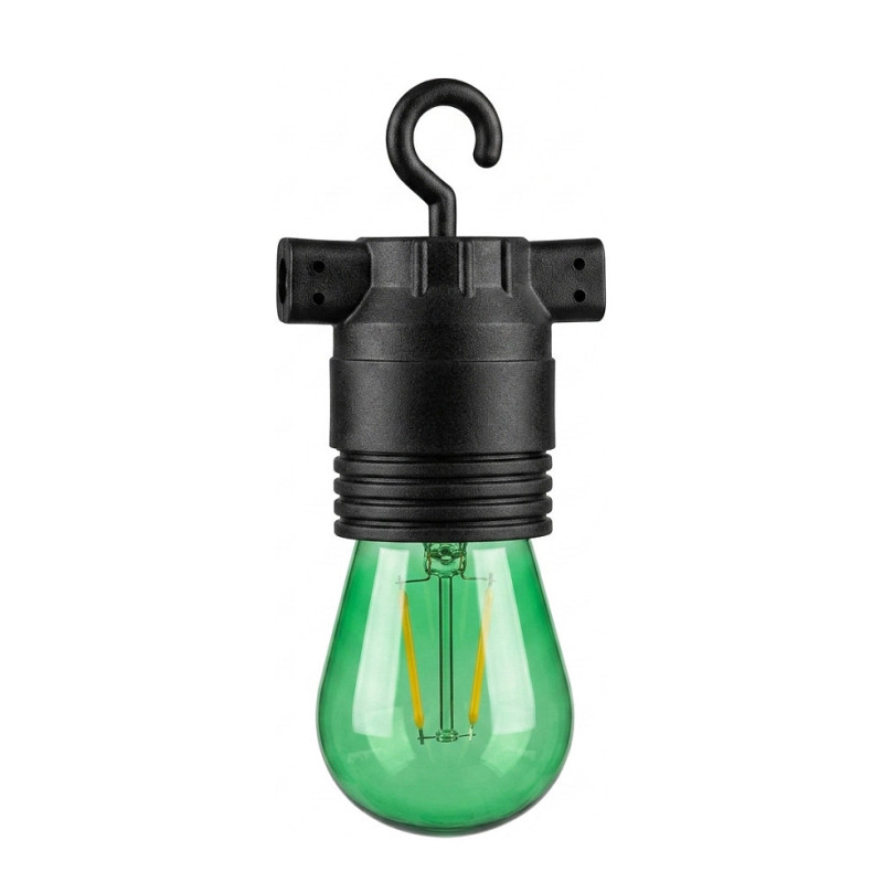 Synergy 21 LED Retrofit E27 S14 green with 2 watts for string lights