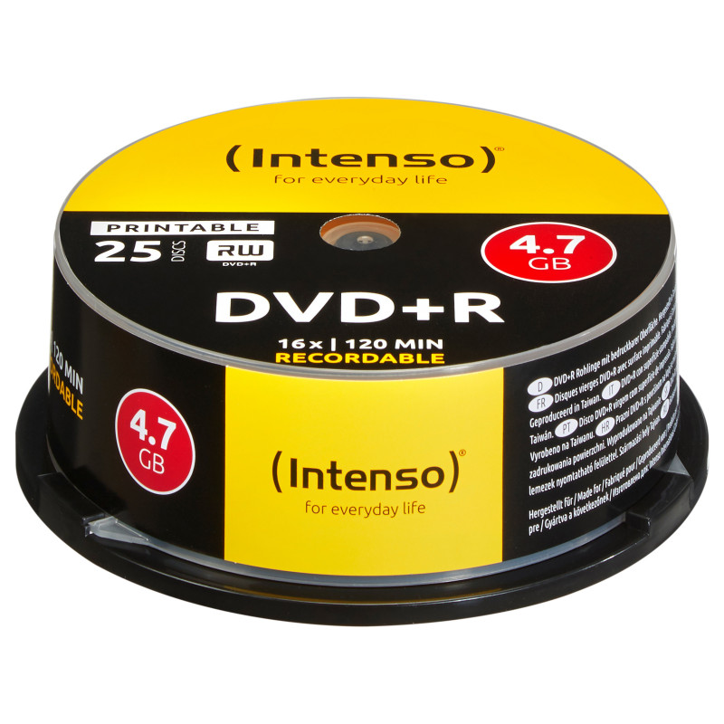 Intenso DVD+R 4.7GB, Printable, 16x