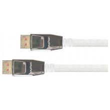 Python DisplayPort 1.4 cable, nylon braid, white, 5m Python DisplayPort 1.4 cable, nylon braid, white, 5m