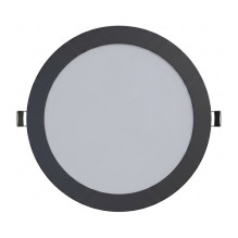 Synergy 21 LED Ultra Slim LED Panel Light V6 12W SWW / WW / NW (3CCT) Black 24V