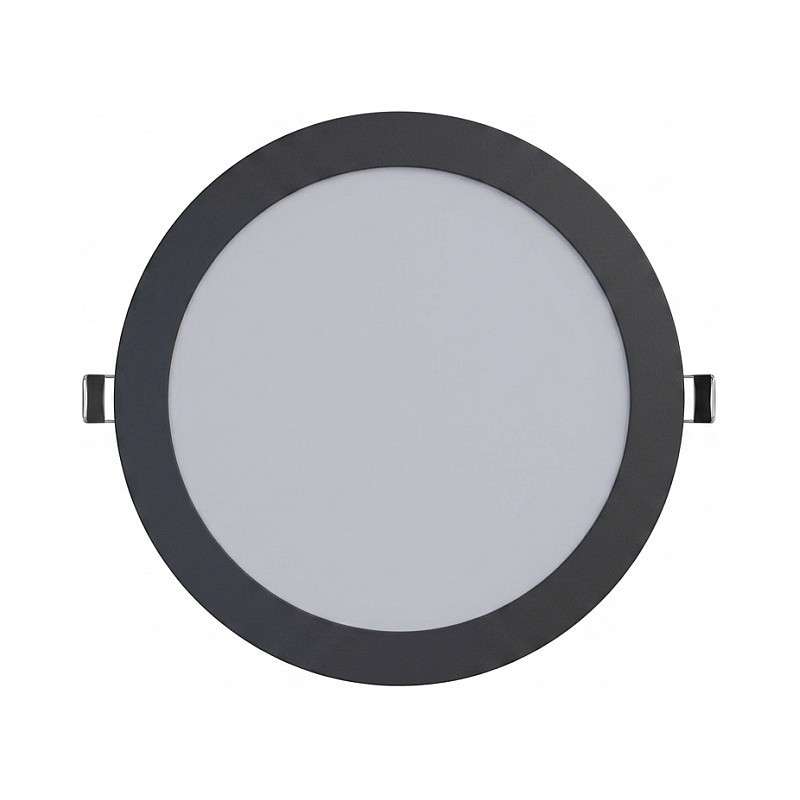Synergy 21 LED Ultra Slim LED Panel Light V6 12W SWW / WW / NW (3CCT) Black 24V