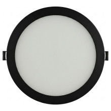Synergy 21 LED Ultra Slim LED Panel Light V6 12W dual white (CCT) Black 24V