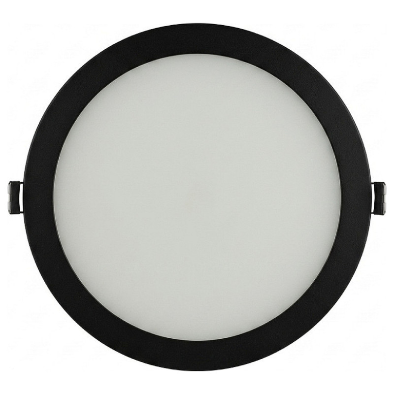 Synergy 21 LED Ultra Slim LED Panel Light V6 12W dual white (CCT) Black 24V