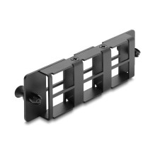 DELOCK Adapter Panel for Keystone Module 6 Port Schwarz DELOCK Adapter Panel for Keystone Module 6 Port Schwarz