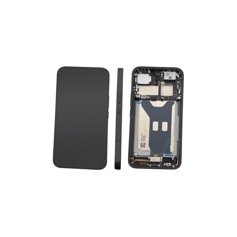 Ekranas Xiaomi Poco F8 Ultra 5G su lietimui jautriu stikliuku ir rėmeliu Black originalus (service pack)
