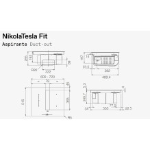 Kaitlentė-gartraukis ELICA NIKOLATESLA FIT RAW BR / A / 72 Kaitlentė-gartraukis ELICA NIKOLATESLA FIT RAW BR / A / 72