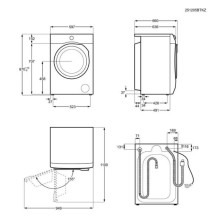 Washer-Dryer AEG LWR96944BE