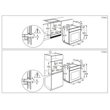 Orkaitė ELECTROLUX COF6P76BX Orkaitė ELECTROLUX COF6P76BX