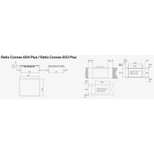 Hob ELICA RATIO CONNEX 604 PLUS BL Hob ELICA RATIO CONNEX 604 PLUS BL
