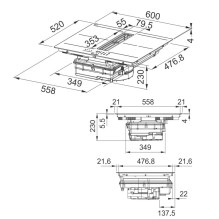 Hob-hood FABER GALILEO SLIM A600 Hob-hood FABER GALILEO SLIM A600
