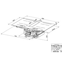 Hob-hood FABER GALILEO TURN A830 Hob-hood FABER GALILEO TURN A830