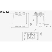 Gartraukis ELICA ELITE 26 IX / A / 60 / VT Gartraukis ELICA ELITE 26 IX / A / 60 / VT