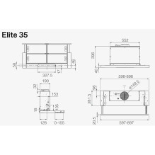 Hood ELICA ELITE 35 GRIX / A / 60 Hood ELICA ELITE 35 GRIX / A / 60