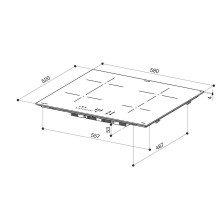 Hob FABER FCH 64 BK KL