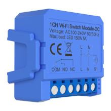 WiFi jungiklio modulis - Avatto WSM16-DC-1 WiFi Jungiklio Modulis 1-Kanalo 150W LED