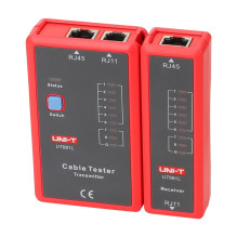 Tinklo kabelių testeris - UNI-T UT681L RJ45 / RJ11 tęstinumo testeris su LED indikatoriais