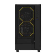 Kompiuterio korpusas - Darkflash DB330M, M-ATX / ITX, 7 Ventiliatorių palaikymas, Juoda