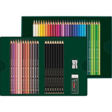 Meno reikmenys - Faber Castell FC-210054 Polychromos spalvoti pieštukai 48 vnt. Meno reikmenys - Faber Castell FC-210054 Polychromos spalvoti pieštukai 48 vnt.