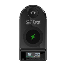 Įkrovimo Žadintuvas - Blitzwolf BW-FW10 240W, 6 USB prievadai, LED Ekranas Įkrovimo Žadintuvas - Blitzwolf BW-FW10 240W, 6 USB prievadai, LED Ekranas
