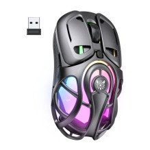 Žaidimų pelė - ONIKUMA DM02 800-12800 DPI, RGB, Belaidė pilka Žaidimų pelė - ONIKUMA DM02 800-12800 DPI, RGB, Belaidė pilka