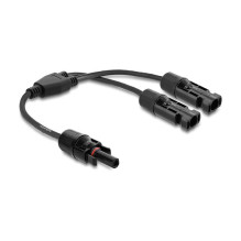 Delock DL4 Solar Splitter Cable 2 x Male to 1 x Female 30 cm Black Delock DL4 Solar Splitter Cable 2 x Male to 1 x Female 30 cm Black