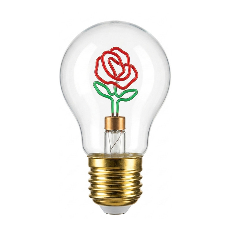 Synergy 21 LED Retrofit Decorative Bulb Rose Rechargeable