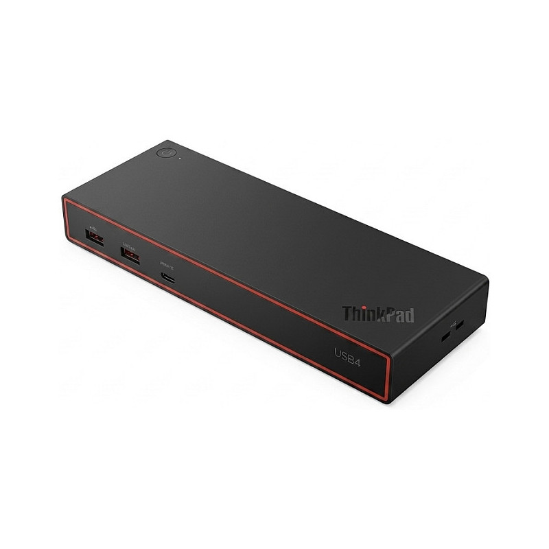 D Lenovo ThinkPad USB4 Dock 5000 - 8K / 60Hz, 4K / 144Hz, 2x DP, 1x HDMI, 4x USB-A (10Gbps) 2x USB-C, Gbit-LAN, 100W PD 