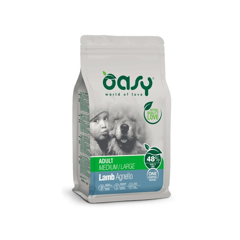 OASY Adult Medium / Large Lamb Mono - dry dog food - 12kg