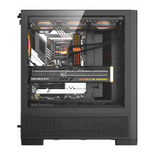 Kompiuterio korpusas - DarkFlash AIRNOVA Big Tower, 395 mm GPU, Juoda Kompiuterio korpusas - DarkFlash AIRNOVA Big Tower, 395 mm GPU, Juoda