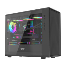 Kompiuterio korpusas - Darkflash DB460M, M-ATX / ITX, 420mm GPU, Juodas