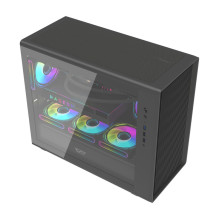 Kompiuterio korpusas - Darkflash DB460M, M-ATX / ITX, 420mm GPU, Juodas