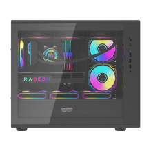 Kompiuterio korpusas - Darkflash DB460M, M-ATX / ITX, 420mm GPU, Juodas