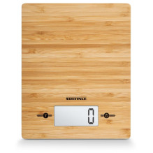 Maisto Svarstyklės - Soehnle Bamboo 5kg 1g Precision Brown