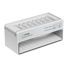 Akumuliatorių Įkroviklis - Linogy Universal AA / AAA Įkroviklis 8Vnt NiMH / NiCd / Li-ion Su Ekranu