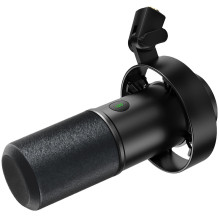 Mikrofonas - Fifine K688 Dinaminis, USB-C / XLR, Kardioidinis, Juodas Mikrofonas - Fifine K688 Dinaminis, USB-C / XLR, Kardioidinis, Juodas