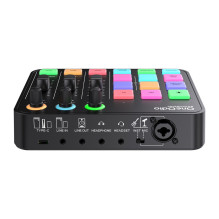 USB garso mikšeris - OneOdio Solocaster USB Mixer With Bluetooth, 24-Bit / 48 kHz USB garso mikšeris - OneOdio Solocaster USB Mixer With Bluetooth, 24-Bit / 48 kHz