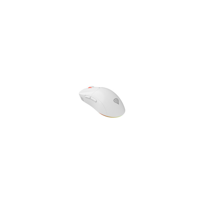 „Genesis Zircon XIII Custom“ belaidė RGB ausinė, balta