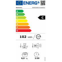Džiovyklė ELECTROLUX EW6D28CBE Džiovyklė ELECTROLUX EW6D28CBE